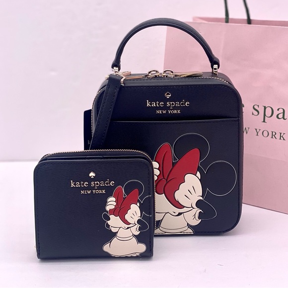 Disney X Kate Spade New York Minnie Mouse Daisy Vanity Crossbody and Wallet Set - Picture 14 of 16